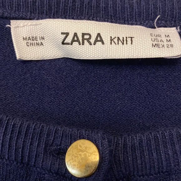 Zara Knit | Cardigans | Size M | Colour Dark Blue - Picture 2 of 3